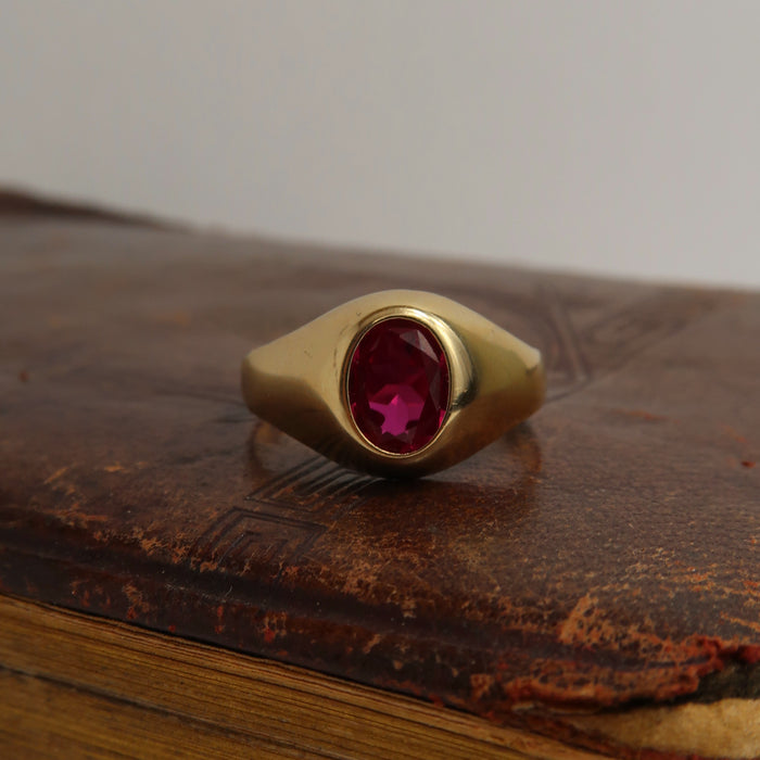 Ruby Signet Ring
