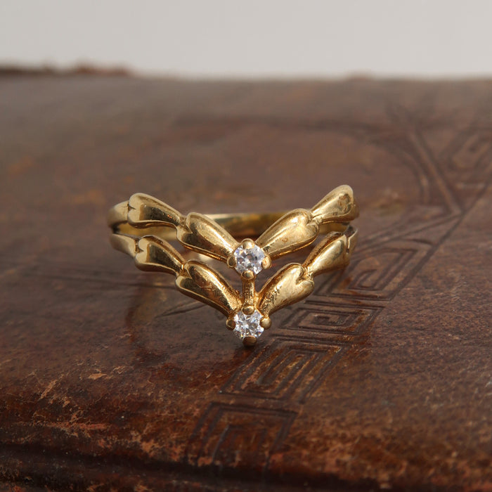 Bamboo V Ring