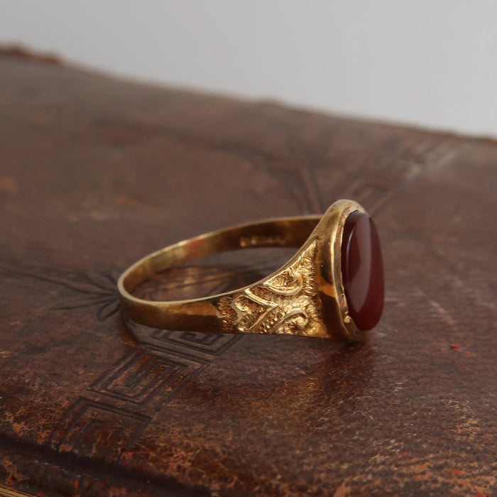 Fancy Red Carnelian Signet (1997)