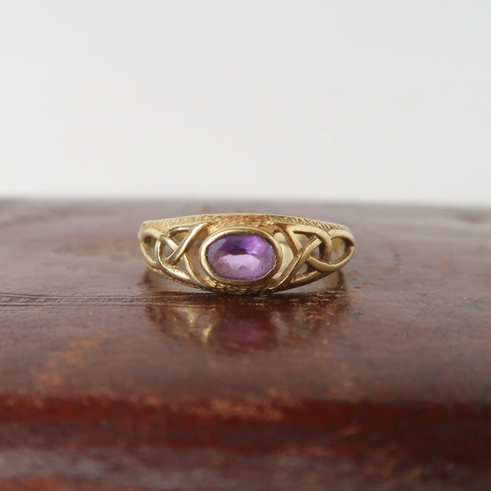 Celtic Amethyst Ring