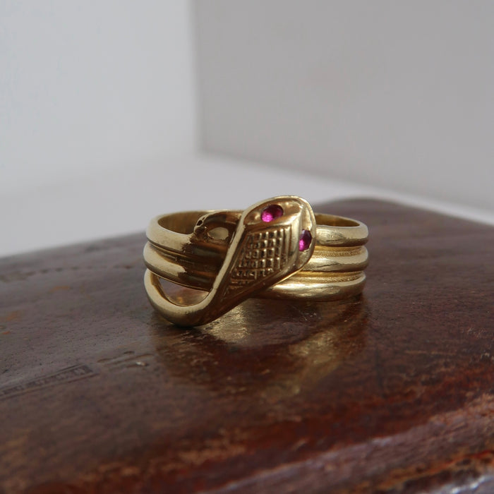 Coiled Snake Ring