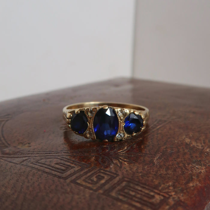 Blue Boat Ring