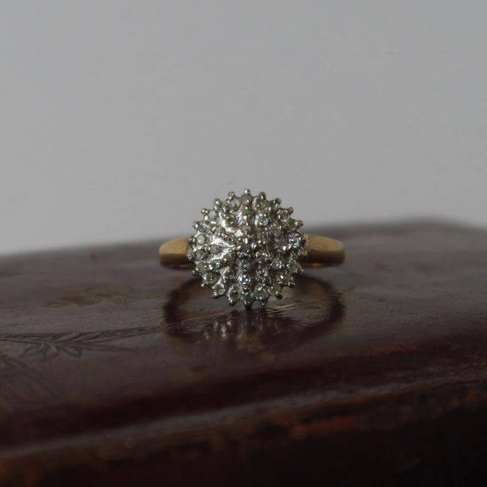Diamond Cluster Ring