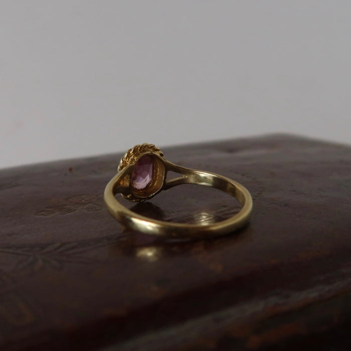 Pink Tourmaline Ring