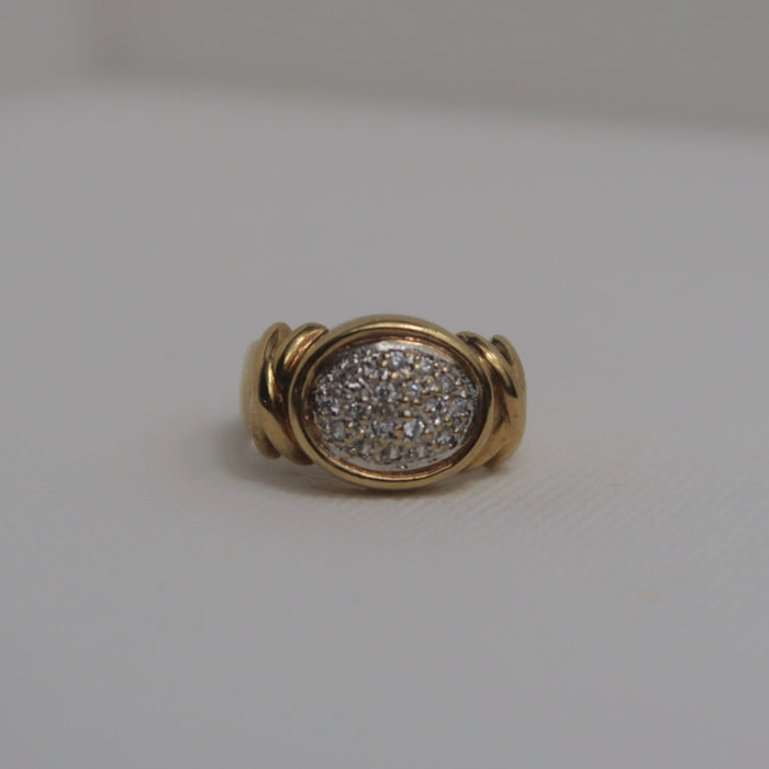 CZ Chunky Pinky Ring