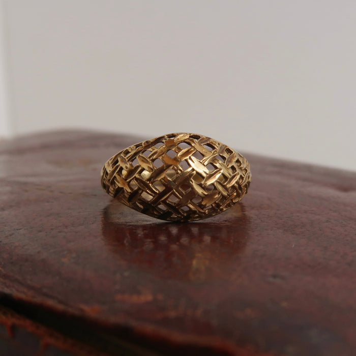 Openwork Dome Ring