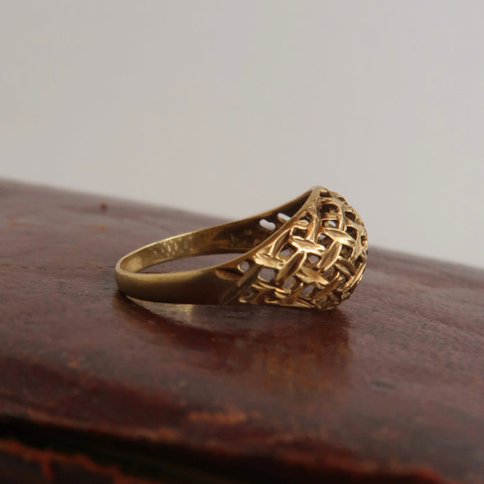 Openwork Dome Ring